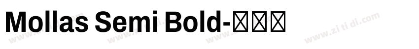 Mollas Semi Bold字体转换